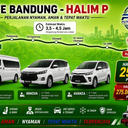 BANDUNG  ↔ BANDARA HALIM 